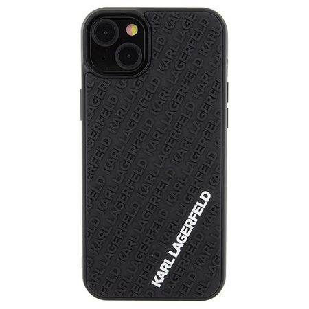 KARL LAGERFELD POKROWIEC DO IPHONE 15 PLUS 14 PLUS 6.7 HARDCASE RUBBER LOGO