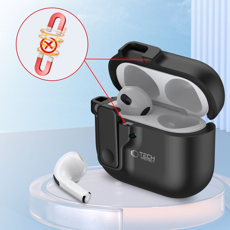 TECH-PROTECT ETUI DO APPLE AIRPODS 4 SLIM HOOK ANTYPOŚLIZGOWE WYSOKA JAKOŚĆ