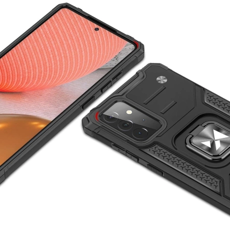 WOZINSKY RING ARMOR ETUI DO SAMSUNG GALAXY A72 4G Z MAGNETYCZNYM UCHWYTEM