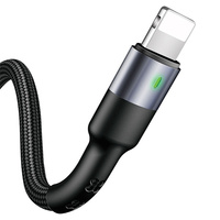 USAMS KABEL PLECIONY DO LIGHTNING 1M IPHONE 12 13 14 15 SZYBKIE ŁADOWANIE