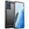 Carbon Case etui Realme Narzo 50 5G elastyczny silikonowy karbonowy pokrowiec czarne