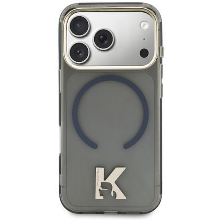 Etui Karl Lagerfeld IML K Head Logo MagSafe do iPhone 17 Pro czarny