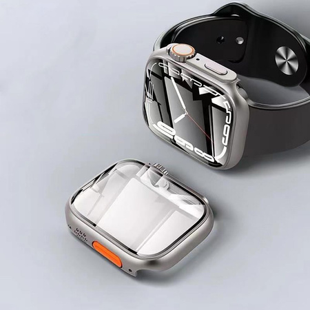 TECH-PROTECT OCHRONNE ETUI DO APPLE WATCH 7 8 9 45MM DEFENSE360 NA TARCZĘ