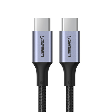 Ugreen kabel przewód USB Typ C - USB Typ C Power Delivery 100W Quick Charge FCP 5A 3m szary (90120 US316)