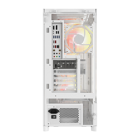 Obudowa komputerowa DARKFLASH AIRNOVA + 3 wentylatory (biała)