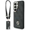 Guess nakładka 4G Big Rhinestone Triangle Strap MagSafe do Samsung Galaxy S26 Ultra czarna