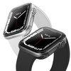 UNIQ etui Glase Apple Watch Series 7/8 41mm. Dual Pack przezroczysty-dymny/clear-smoke