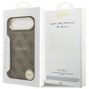 Etui Guess 4G PU Classic Logo MagSafe do iPhone Air brązowy