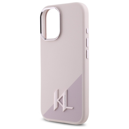 KARL LAGERFELD CASE DO IPHONE 16 6.1 DO MAGSAFE HARDCASE SILICONE SHADOW
