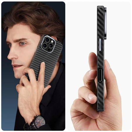 TECH-PROTECT CASE CARBON DO MAGSAFE IPHONE 16 PRO MAX MAGNETYCZNY POKROWIEC