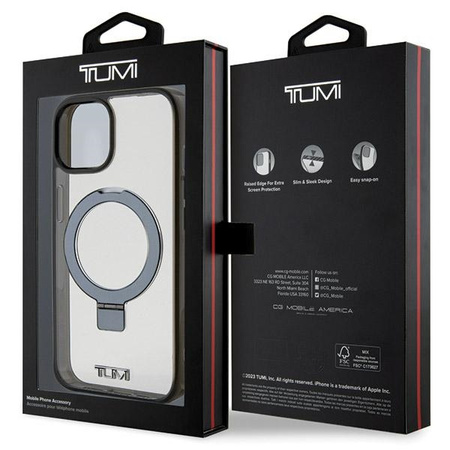 Tumi TUHMP15SSSFC iPhone 15 / 14 / 136.1 biały/white hardcase Transparent Ring Stand Magsafe