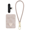 Zestaw portfel + hand strap Guess        triangle MagSafe różowy