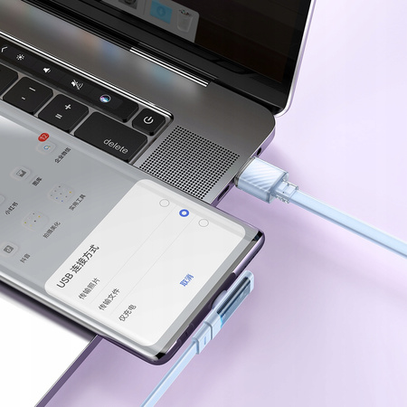 USB-C cable, Angular, Powerful, Superfast, Mcdodo, 100W, 1.2M, blue