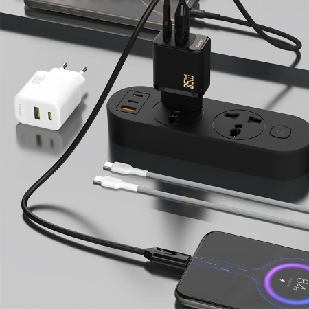 DUDAO ŁADOWARKA A27 MAXC 35W DO TELEFONÓW IPHONE 12 13 14 15 Z KABLEM