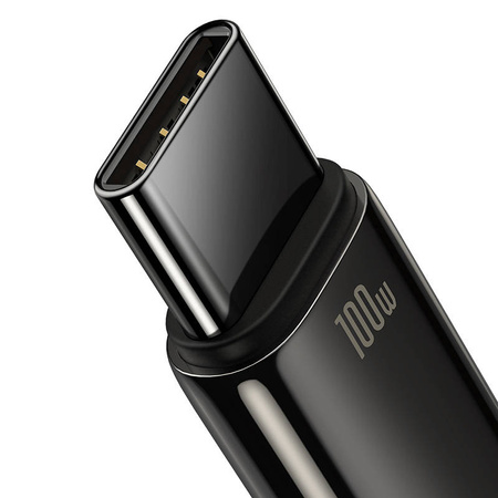 BASEUS KABEL USB-C DO USB 100W DO SZYBKIEGO ŁADOWANIA LAPTOPÓW TELEFONÓW 1M