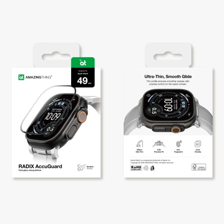 Szkło ochronne AMAZINGTHING Radix na Apple Watch UItra 3 49 mm