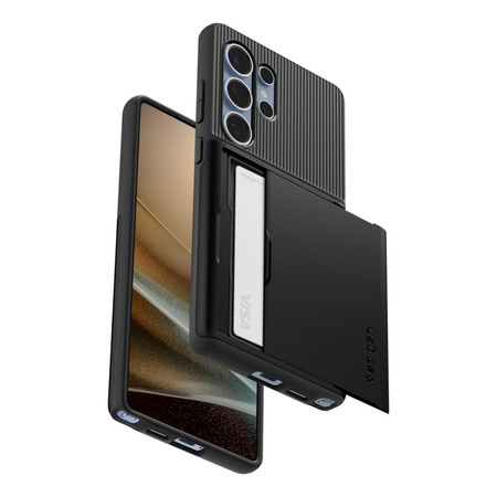 SPIGEN ETUI SLIM ARMOR CS DO GALAXY S25 ULTRA Z WZMOCNIONĄ OCHRONĄ KAMERY