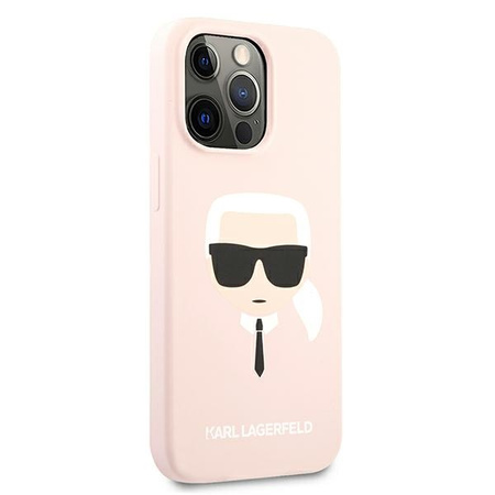 KARL LAGERFELD ETUI HARDCASE DO IPHONE 13 PRO MAX 6.7 SILIKONOWE KARLS HEAD