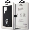 Etui Karl Lagerfeld Saffiano Karl&Choupette Metal Pin na Samsung Galaxy S24 Ultra - czarne