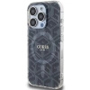 Etui Guess IML GCube MagSafe na iPhone 15 Pro Max - czarne