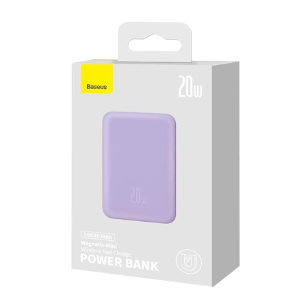 BASEUS POWERBANK MAGNETYCZNY 10000MAH DO MAGSAFE USB-C 20W TELEFON IPHONE
