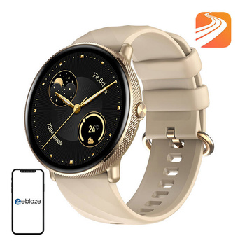 ZEBLAZE SMARTWATCH GTR 3 PRO DO ANDROID IOS Z FUNKCJĄ POMIARU PULSU I EKG