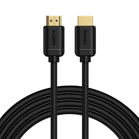 Baseus kabel przewód HDMI 2.0 4K 60 Hz 3D HDR 18 Gbps 3 m czarny (CAKGQ-C01)