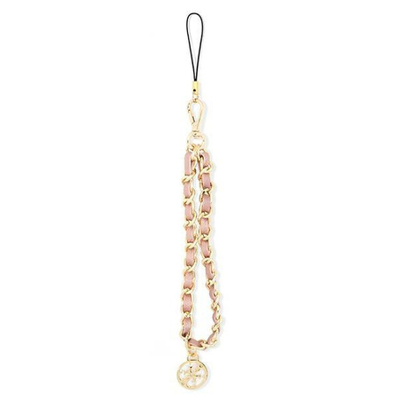 Guess zawieszka GUSTSAS4P Phone Strap różowy/pink Chain Metal 4G Charm