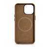 iCarer Oil Wax Premium Leather Case skórzane etui iPhone 14 Pro magnetyczne z MagSafe brązowy (WMI14220702-TN)