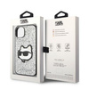 Karl Lagerfeld KLHCP14SG2CPS iPhone 14 6,1" srebrny/silver hardcase Glitter Choupette Patch