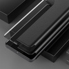 Eco Leather View Case elegancki futerał etui z klapką i funkcją podstawki Huawei P40 Lite E czarny