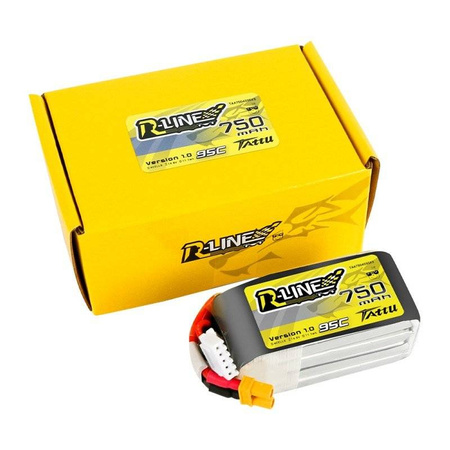 TATTU AKUMULATOR R-LINE 750MAH 14.8V DO DRONÓW 4S1P XT30 WYSOKA WYDAJNOŚĆ