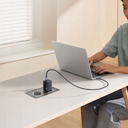 MCDODO SZYBKA ŁADOWARKA SIECIOWA ZASILACZ KOSTKA DO ŁADOWARKI USB-C 65W GAN