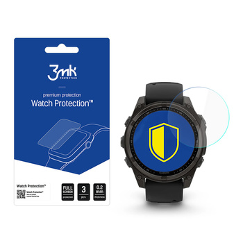 3MK SZKŁO HYBRYDOWE DO GARMIN FENIX 8 SOLAR SAPPHIRE 47MM OCHRONA EKRANU