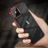 HURTEL POKROWIEC CLEAR COLOR DO XIAOMI REDMI NOTE 11 PRO Z RAMKĄ METALICZNĄ
