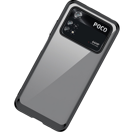 Outer Space Case etui Xiaomi Poco X4 Pro 5G pokrowiec z elastyczną ramką czarne