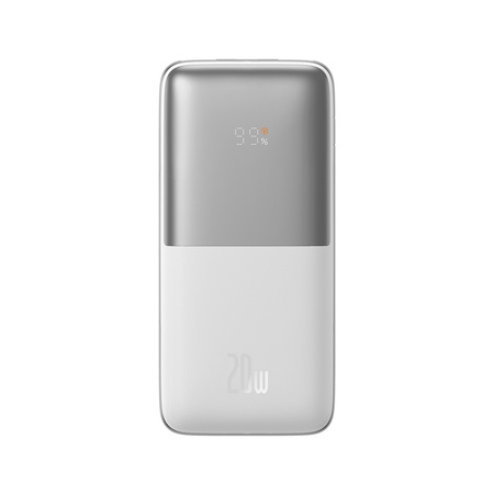 Powerbank Baseus Bipow Pro 10000mAh 20W biały z kablem USB Typu A - USB Typu C 3A 0.3m (PPBD040202)