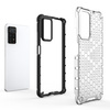 Honeycomb etui pancerny pokrowiec z żelową ramką Xiaomi Redmi Note 11 Pro+ / 11 Pro czarny