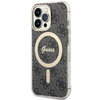 Etui Guess GUHMP13LH4STK na iPhone 13 Pro / 13 - czarne 4G MagSafe