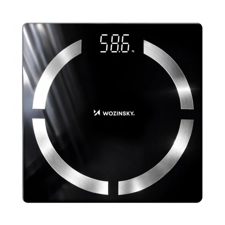 Waga łazienkowa Wozinsky WIWL-30 inteligentna Bluetooth - czarna