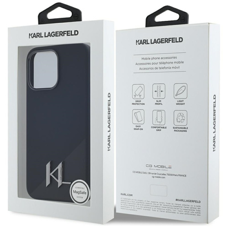 KARL LAGERFELD ETUI SILICONE SHADOW DO IPHONE 15 PRO MAX DO MAGSAFE