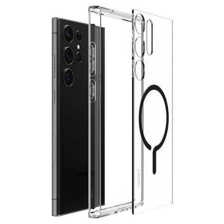 SPIGEN ULTRA HYBRID ONETAP RING MAGSAFE GALAXY S23 ULTRA BLACK