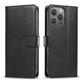 HURTEL ETUI CASE DO IPHONE 16 PRO SKÓRZANE MAGNETYCZNE ZAMKNIĘCIE PROTEKCJA