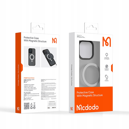 McDodo Magnetic Case for iPhone 14 PLUS black