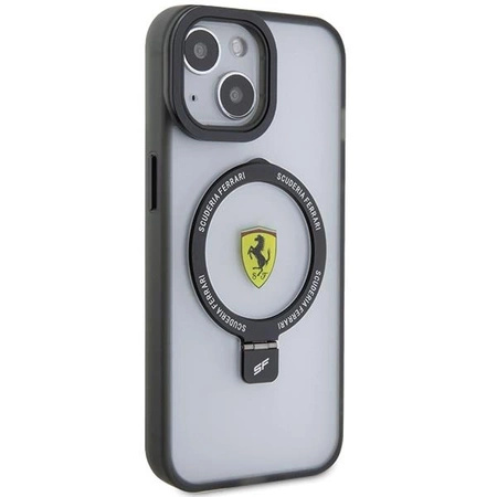 Etui Ferrari Ring Stand 2023 Collection MagSafe do iPhone 15 - przezroczyste