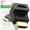 Ugreen adapter przejściówka HDMI (męski) - HDMI (żeński) czarny (HD112)