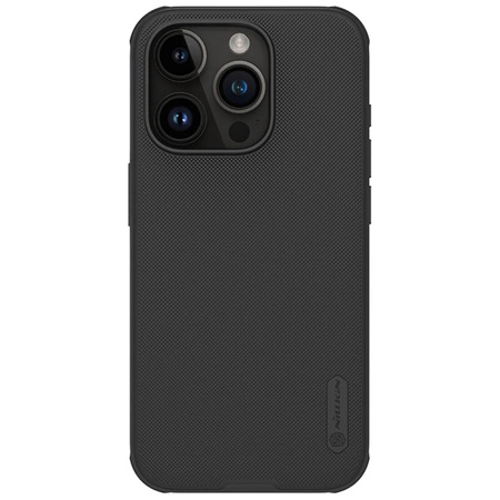 Wzmocnione etui do iPhone 15 Pro Nillkin Super Frosted Shield Pro - czarne