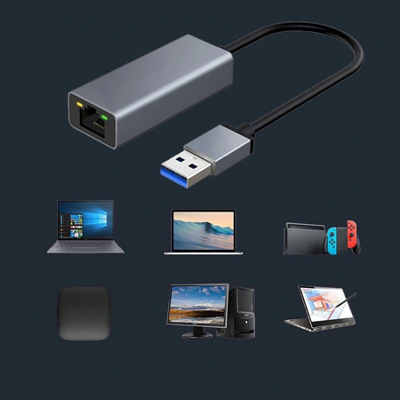 KARTA SIECIOWA USB 3.0 GIGABIT LAN 100/1000Mb RJ45