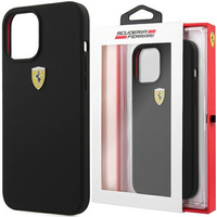 Ferrari FESSIHCP12LBK iPhone 12 Pro Max 6,7" czarny/black hardcase On Track Silicone