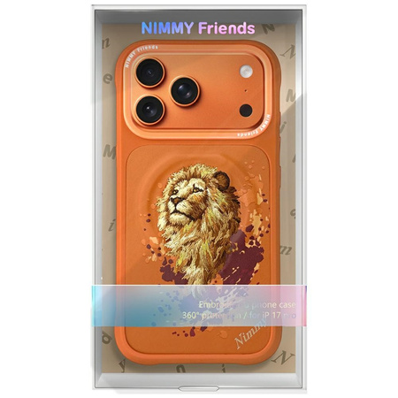 Etui Nimmy Lew MagSafe do iPhone 17 Pro  pomarańczowy